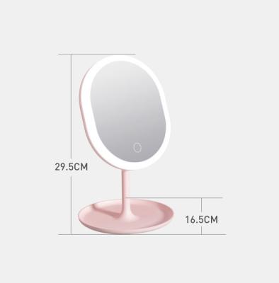 China Wholesale Desktop Beauty Smart Lighted Custom Made Illuminated Led Light Cosmetic Makeup Mirror for sale