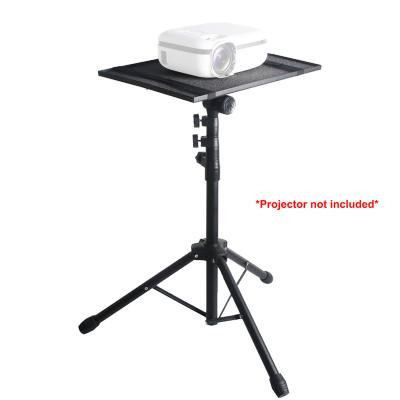 China Portable Projector Tripod Tray Outdoor Laptop Holder Mount 10KG TD96 Projector Tripod Stand Adjustable Floor Stand for sale