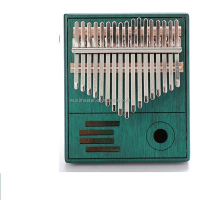 China Educational Wholesale Wooden Mahogany 17 Keys Kalimba Piano Musical Instrument for sale