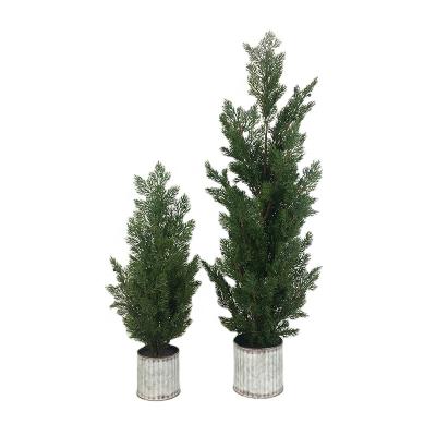 China Wholesale 23inch single advanced artificial christmas decoraton tree for home party for sale