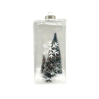 China Chimeras Holiday Decorate Ball Glass Hanging Christmas Tree Inside Ornaments For New Year Christmas Decorations for sale