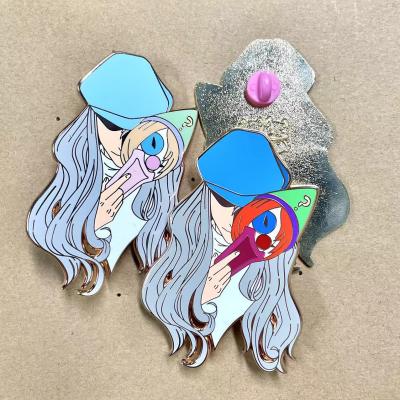 China North Ammerica Manufacturer in Kunshan China Custom Metal Lapel Pins Soft Hard Enamel Pins for sale