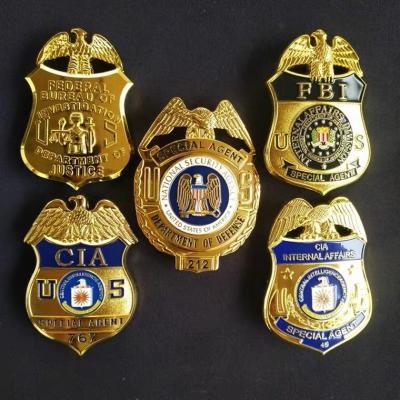 China Custom Military Badges Northern Pin Chaplain Shield Pin Badge Systems Management Liberty Justice Guard Ammerica Security for sale