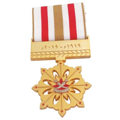 China China Ribbon Custom 3d Bar Star Military Medal , Military Award Medallions for sale