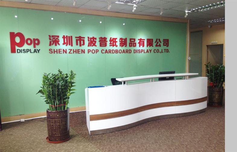 Proveedor verificado de China - Shenzhen Pop Cardboard Display Co., Ltd.