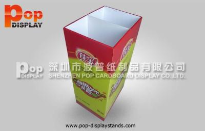 China 100% Recyclable Corrugated Paper Shop Retail Dump Bins Environment Friendly for sale