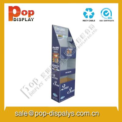 China Promotional Foldable Corrugated Display Stands For Advertising for sale