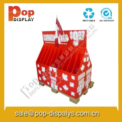 China Table Top Stationery Corrugated Cardboard Display With Full Color for sale