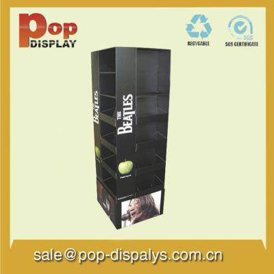 China Corrugated Foldable Cardboard Magazine Display , Book Display Rack for sale