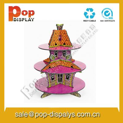 China Lightweight Cupcake Display Stands , Cardboard Display Racks for sale