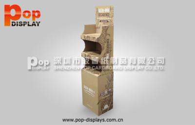 China CMYK Offset Printing Corrugated Pop Display Stable With Base For Bottled Water / Beverage for sale