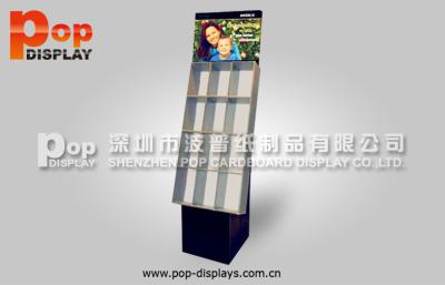 China Innovative Cardboard Corrugated Book Display , Multifunctional Book Displays Rack for sale