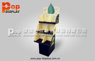 China OEM / ODM Corrugated Book Display For Supermarket Advertisement , CMYK Offset Printing for sale