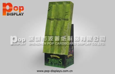 China Economic OEM / ODM Corrugated Book Display Green Pocket UV-coating for sale