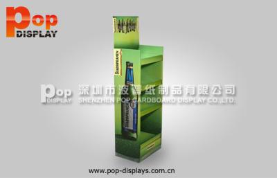 China Longlasting Paperboard Beverage Display Racks For Beers , High Bearing Weight for sale