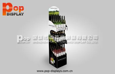 China Durable Carton Beverage Display Racks For Advertisement , Oil Lamination for sale