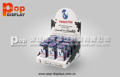 China Soportes de exhibición cosméticos de la encimera de la cartulina de la publicidad con el agujero para la tienda al por menor en venta