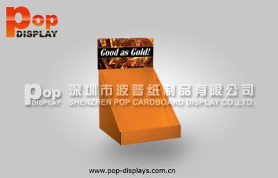 China Multifunctional Cardboard Magazine Display Store Counter Box With Oil Varnish for sale