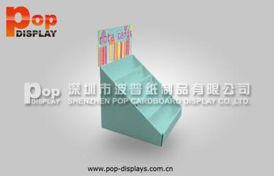 China Economic Cardboard Magazine Display , Utility Tabletop Note Cards Paper Boxes for sale