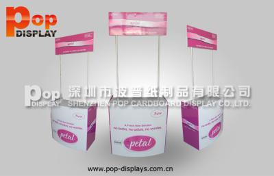 China Longlasting Beverage Display Racks / Paper display With Unique Printing for sale