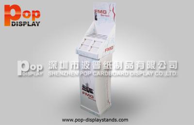 China Offset Printing Corrugated Cardboard Display With Dividers For Showing Lipsticks for sale