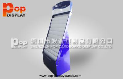 China Foldable Corrugated Book Display Promote Greeting Cards In Supermarkets for sale