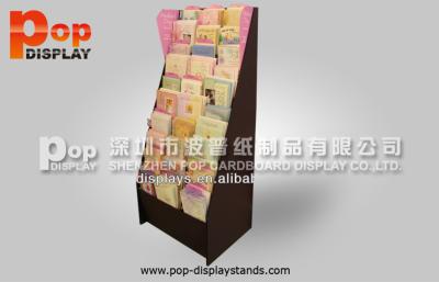 China UV Vanishing Courrugated Book / Greeting Cards Display With Brand Propaganda for sale