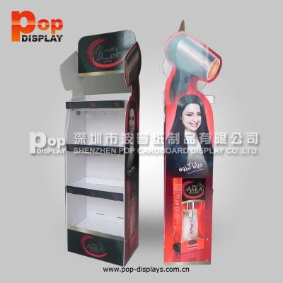 China Adjustable Folding Beverage Display Racks Offset Printing With Full Color for sale