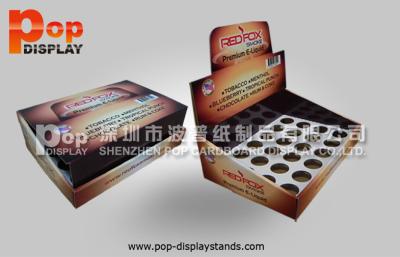 China E Flute Corrugated Counter Display Shipper Box 24 E-liquid Bottles for sale