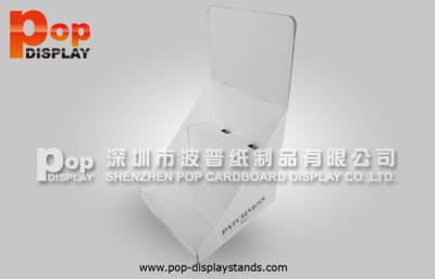 China 3 Tiers Counter Display Stands Plain White POS Counter for shopping mall for sale