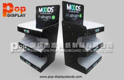 China Matte Black Corrugated Counter Display / lollipop display stand for sale