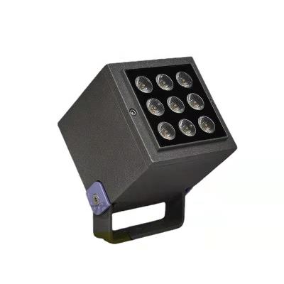 China 5-9W IP65 Tempered Glass Clear Square LED Outdoor Flood Light Flood Light for sale