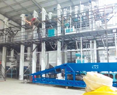 China Bean Processing 120TPD Lentil Peeling And Dividing Machine Built In Canada Export Of Lentil Peeling Factory for sale