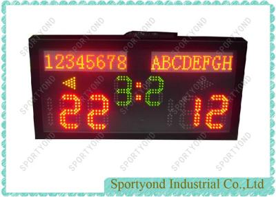 China Electronic Volleyball Scoreboard With Team Name Letters Display for sale