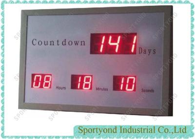 China Electronic Led Digital Clock Display With Count Down Times for sale