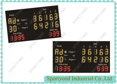 China Placar eletrônico tênis With tennis wireless led scoreboards for sale