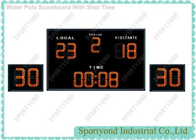 China Water Polo Scoreboard with Pair of Shot Clock , 2 Salves Shot Timer for sale