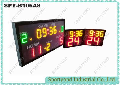 China Indoor Gymnasium Electronic Basketball Scoreboard and 24 Sec Shot Clock en venta