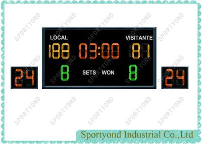 China Wireless Electronic Basketball Scoreboard , LED Volleyball Scoreboard en venta