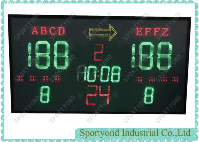 China 1.8*0.95m LED Electronic Digital Basketball Scoreboard with Wireless Console for sale