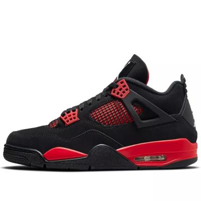 China 1:1 Brand Logo Custom Aj 4 Anti-slip Retro Original Sports Shoes Running Sneaker for sale