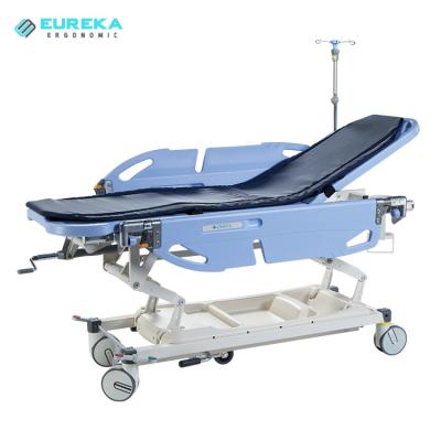 China Multifunctional Hospital Clinic MTB-401 Hospital Ambulance Inpatient Transfer Rescue Hydraulic Stretcher for sale