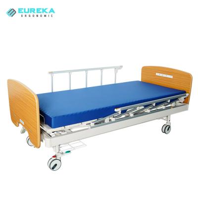 China Hospital Clinic MMB-2092 Two Function Hospital Bed 2 Cranks Manufacturer Manual Hospital Medical Patient Bed For Hospital Supply for sale