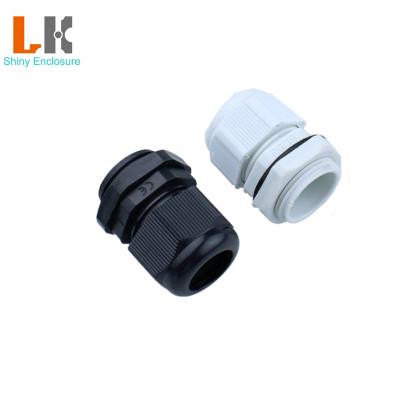 China Water-prooftesting PG19 Black Waterproof Wire CE Cable Gland Nylon Plastic Connector for sale