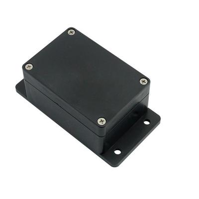 China Outdoor use 100*68*50mm enclosure enclosure electronic instrument box electrical black waterproof plastic case electrical project junction box for sale