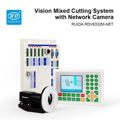 China RDV6332M-NET Controlador a laser CO2 para corte misto de metais e não-metais com câmara de rede e sistema de visão à venda