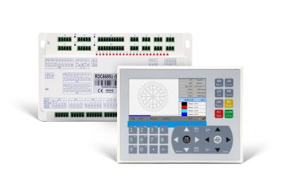 China RUIDA RDC6685U Controlador a laser de CO2 para processamento assíncrono de cabeças duplas com alimentação automática à venda