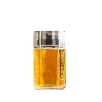 China 220ml 380ml 750ml hexagon jar, family honey freshness preservation honey glass jar for sale