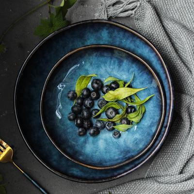 China Storage Bowl Fruit Salad Tray Noodle Bowl Nordic Theme Restaurant Serving Breakfast Salad Ceramic Fruit Bowl for sale