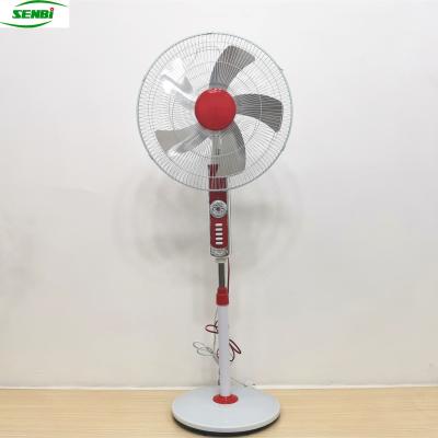 China Hotel New Arrival 18 Inch AC 12v DC Electric Cooling Solar Cool Fan With Aluminum Blades for sale